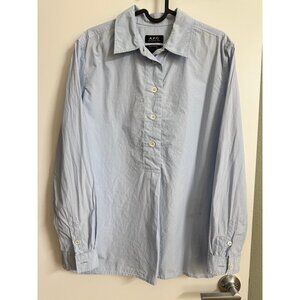 A.P.C. Liquette Garçon Blouse in Bleu Clair